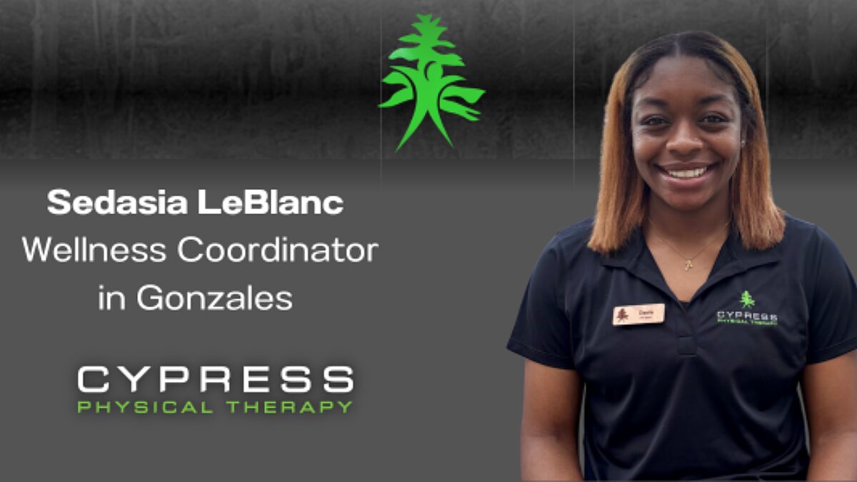 Sedasia LeBlanc- Wellness Coordinator in Gonzales