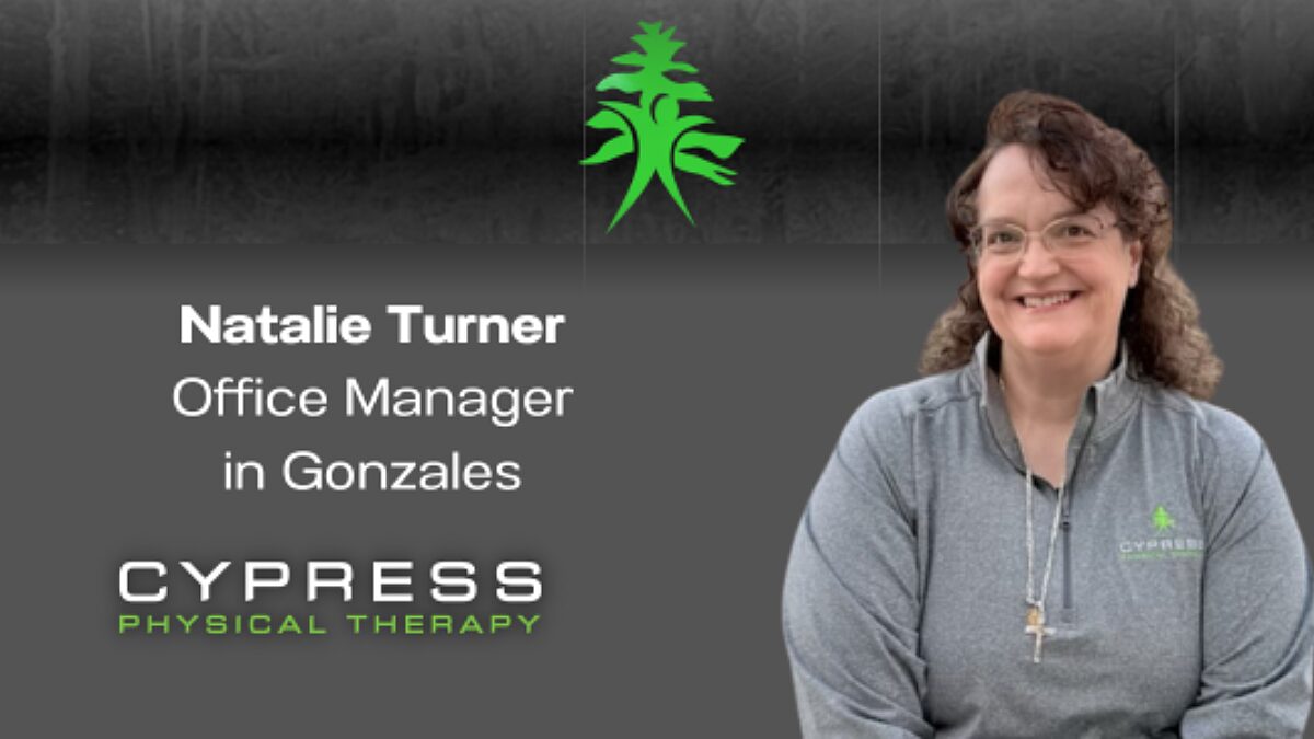 Natalie Turner - Office Manager at our Gonzales clinic!