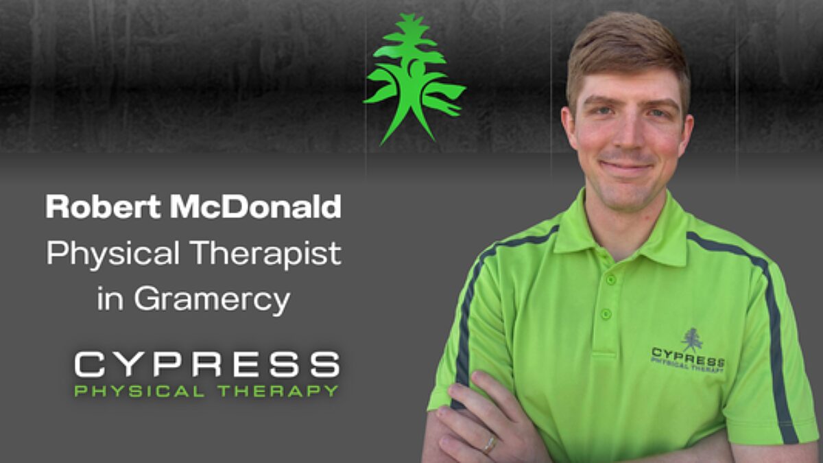 Robert McDonald- Physical Therapy for Gramercy, LA clinic!